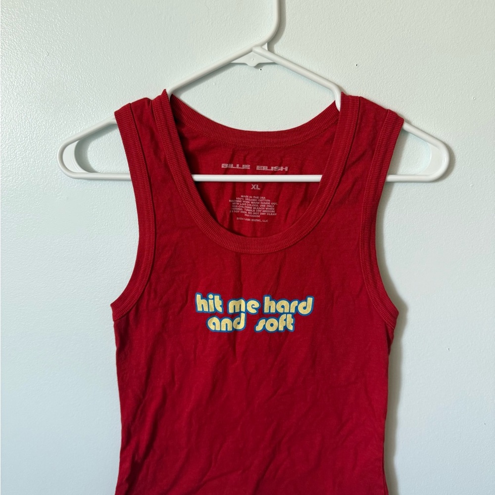 Billie Eilish “Hit Me Hard and Soft” Tour Tank Top - Exclusive Concert Merch